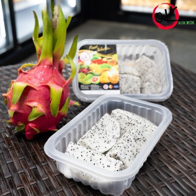 Fresh Cut White Dragonfruit